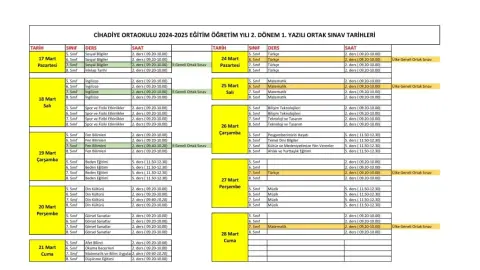 Cihadiye Ortaokulu - Albüm