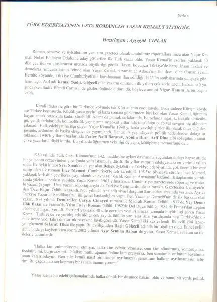 Çobanoğlu Ticaret Mesleki ve Teknik Anadolu Lisesi - okul dergisi 2015
