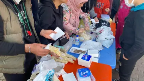 Aliya İzzet Begoviç Ortaokulu - Sıkma-Gözleme Etkinliği