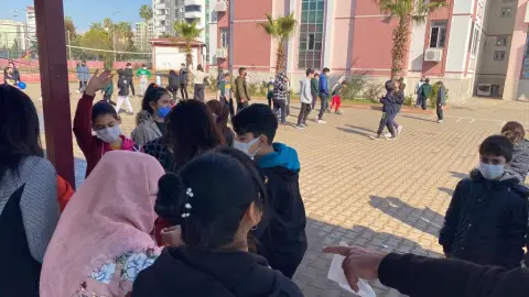 Aliya İzzet Begoviç Ortaokulu - Sıkma-Gözleme Etkinliği