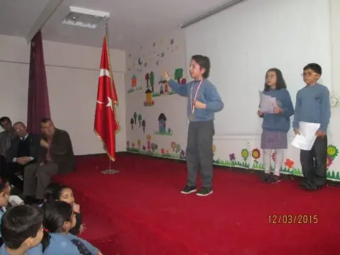 Ayşe Atıl İlkokulu - İstiklal Marşının Kabulü Töreni