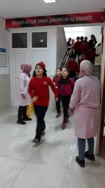 Ayşe Atıl İlkokulu - Sivil Savunma Tatbikatı 2019