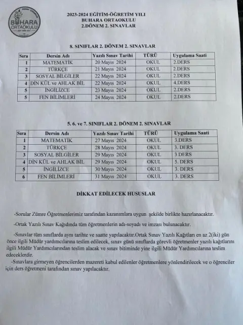 Buhara Ortaokulu - OKUL FOTOĞRAFLARI