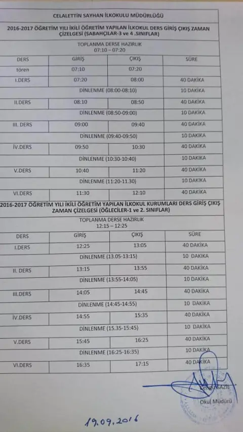 Celalettin Sayhan İlkokulu - REHBERLİK