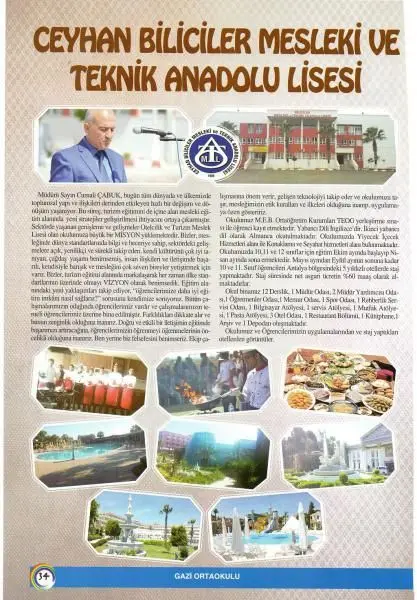 Ceyhan Biliciler Turizm Mesleki ve Teknik Anadolu Lisesi - Basında Okulumuz
