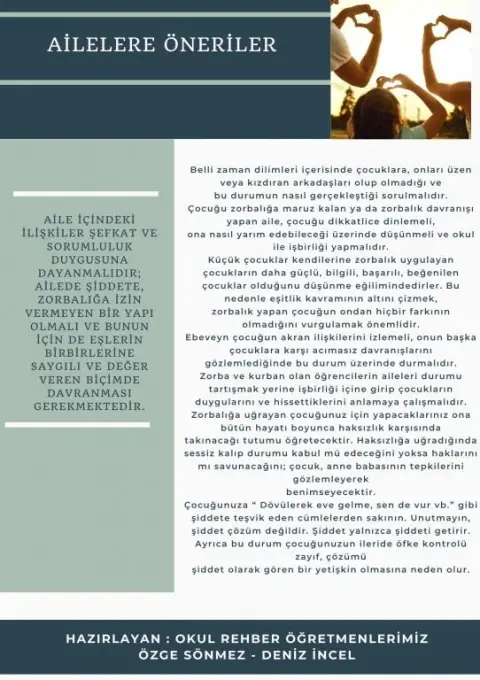 Remzi Oğuz Arık İlkokulu - REHBERLİK