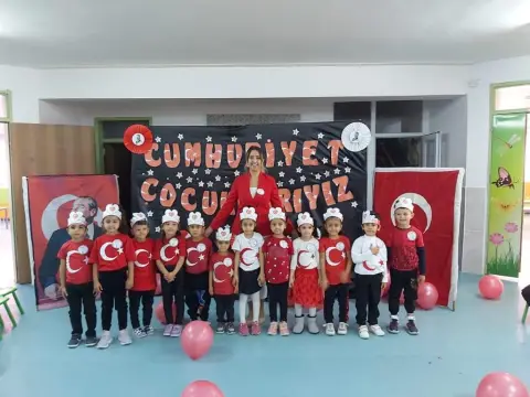 Şehit Süleyman Çakır Anaokulu - 29 Ekim Cumhuriyet Bayramı Kutllaması