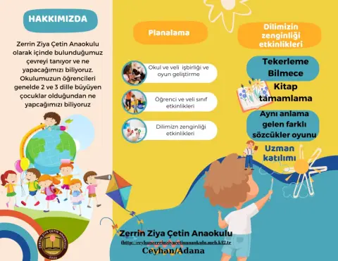 Zerrin Ziya Çetin Anaokulu - DİLİMİZİN ZENGİNLİKLERİ