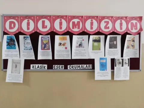Akşemsettin Ortaokulu - Dilimizin Zenginlikleri Panosu