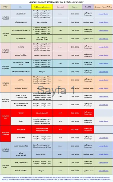 Çukurova İmam Hatip Ortaokulu - Albüm
