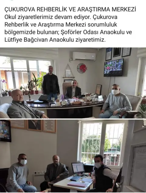Çukurova Rehberlik ve Araştırma Merkezi - Okul Ziyaretleri