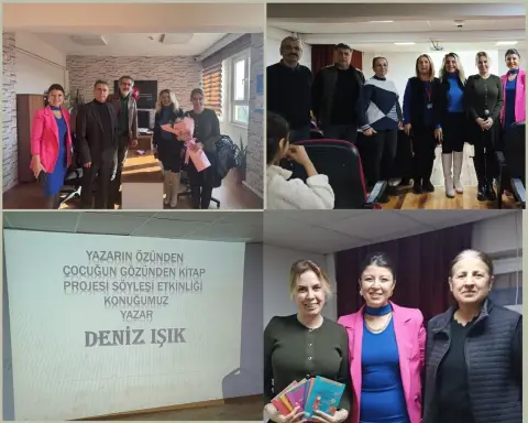 Yunus Emre İlkokulu - YAZARIN ÖZÜNDEN ÇOCUĞUN GÖZÜNDEN KİTAP PROJESİ KONUĞUMUZ DENİZ IŞIK
