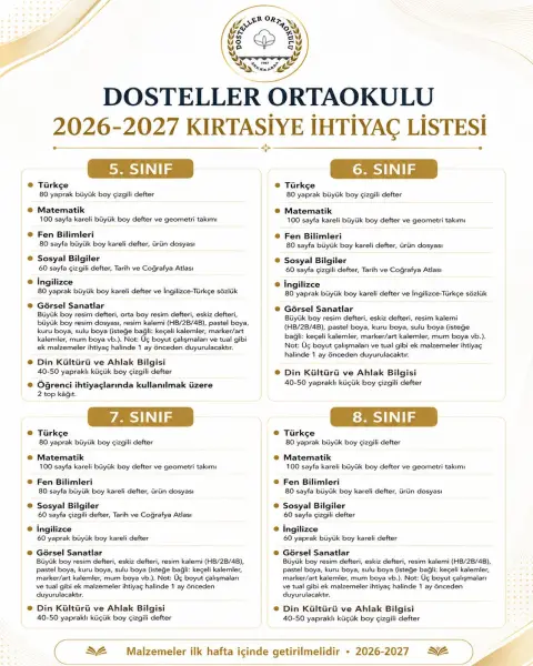 Dosteller Ortaokulu - Albüm