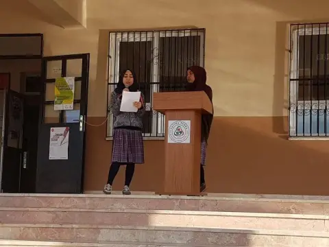 Fatıma Zehra Kız Anadolu İmam Hatip Lisesi - 12 Mart İstiklal Marşı Kabulü