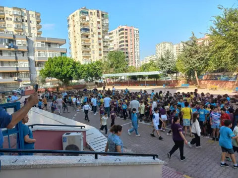 Hacı Nazım Turgut İlkokulu - Acil Durum Bina Tahliye Tatbikatı