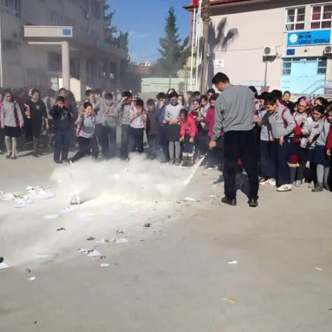 İbn-i Sina Ortaokulu - tatbikat