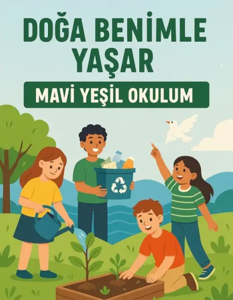 Camili Şehit Niyazi Karakoca Ortaokulu - Enerji Dostu Mavi-Yeşil Okul Projesi