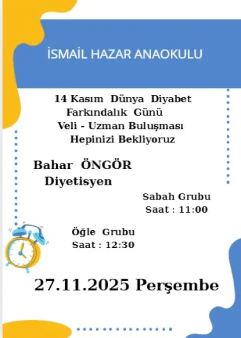 İsmail Hazar Anaokulu - Okulumda Bağlıklı besleniyorum Etkinliklerimiz