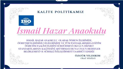 İsmail Hazar Anaokulu - Albüm