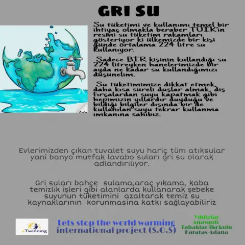 Tabaklar İlkokulu - Lets Stop The World Warming International Project S O S