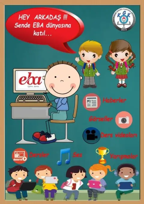 Kaymakam Gürbüz Karakuş Ortaokulu - EBA Tanıtım ve Bilgilendirici Afişler