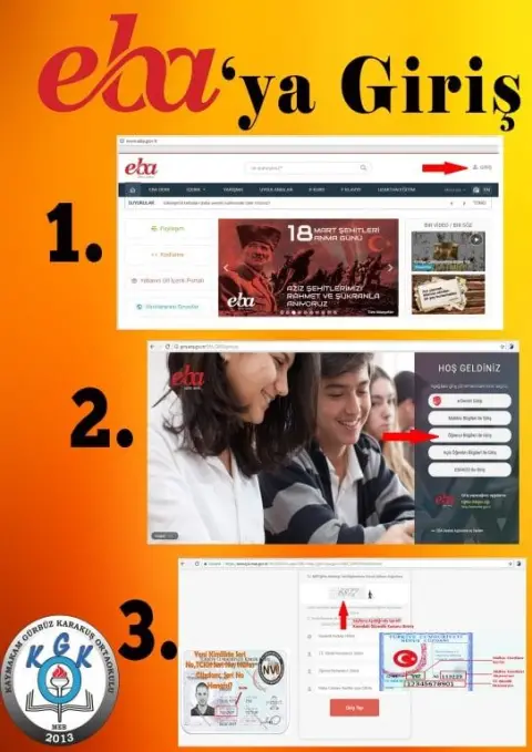 Kaymakam Gürbüz Karakuş Ortaokulu - EBA Tanıtım ve Bilgilendirici Afişler
