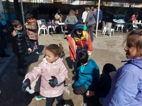 Kenan Çetinel İlkokulu - Kar-sucuk etkinliği