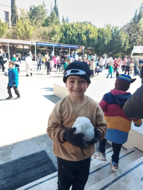 Kenan Çetinel İlkokulu - Kar-sucuk etkinliği