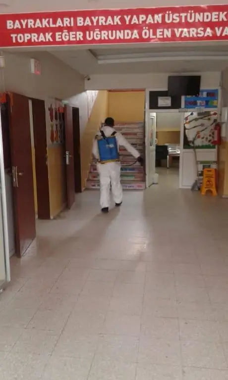 Kabasakal Şehit Selçuk Beki Ortaokulu - Korona_ilaclama