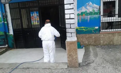 Kabasakal Şehit Selçuk Beki Ortaokulu - Korona_ilaclama