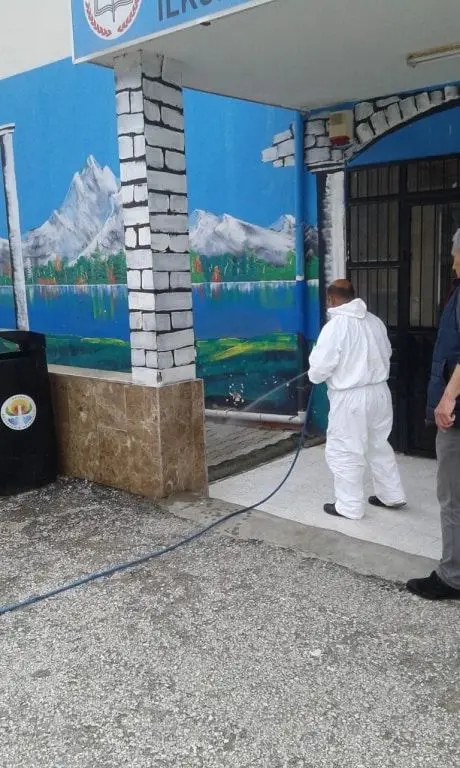 Kabasakal Şehit Selçuk Beki Ortaokulu - Korona_ilaclama