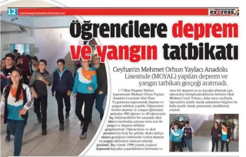 Mehmet Orhun Yaylacı Anadolu Lisesi - BASINDAN KARELER