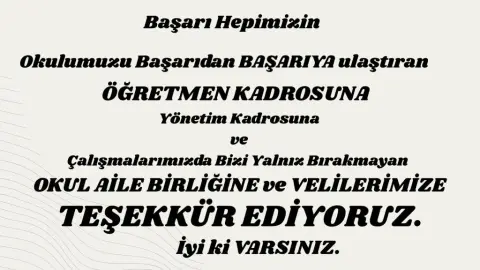 Atatürk İlkokulu - okul aile birliği