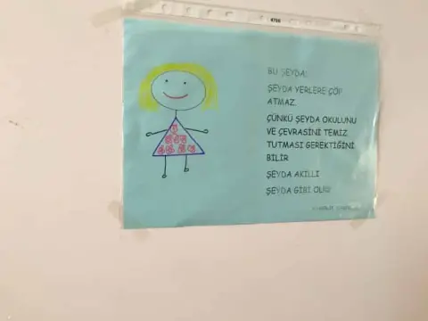 Şadiye Mustafa Caf Ortaokulu - Okul Kuralları Çalışması