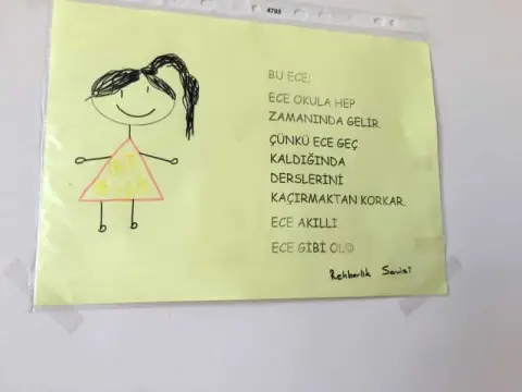 Şadiye Mustafa Caf Ortaokulu - Okul Kuralları Çalışması