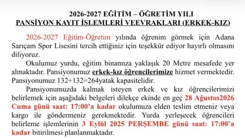 Adana Sarıçam Spor Lisesi - Albüm