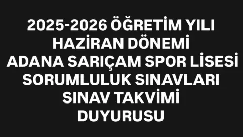 Adana Sarıçam Spor Lisesi - Albüm