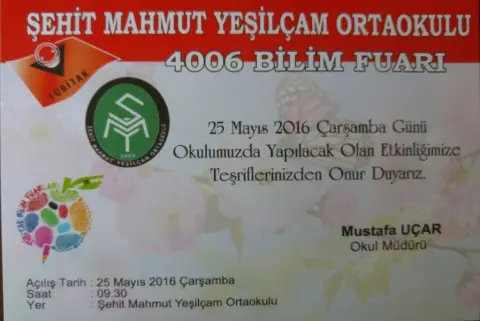 Şehit Mahmut Yeşilçam Ortaokulu - Etkinlik-1
