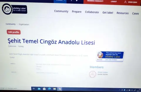 Şehit Temel Cingöz Anadolu Lisesi - eTwinning