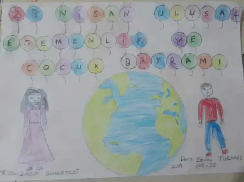 Semiha Yücel Akdeğirmen İlkokulu - 23 nisan 2020