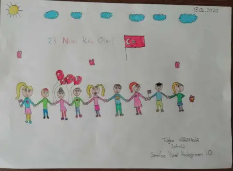 Semiha Yücel Akdeğirmen İlkokulu - 23 nisan 2020