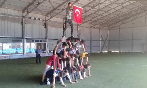 Tufanbeyli Anadolu İmam Hatip Lisesi - Cumhuriyet Jimnastik Çalışmaları 2019