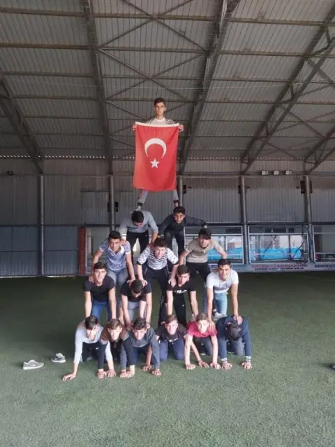 Tufanbeyli Anadolu İmam Hatip Lisesi - Cumhuriyet Jimnastik Çalışmaları 2019