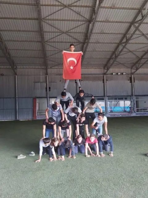 Tufanbeyli Anadolu İmam Hatip Lisesi - Cumhuriyet Jimnastik Çalışmaları 2019
