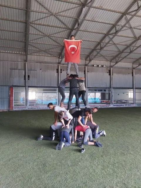Tufanbeyli Anadolu İmam Hatip Lisesi - Cumhuriyet Jimnastik Çalışmaları 2019