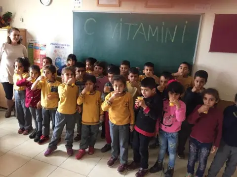 Ülkü Halim Gökçedağ İlkokulu - beslenme dostu resimleri