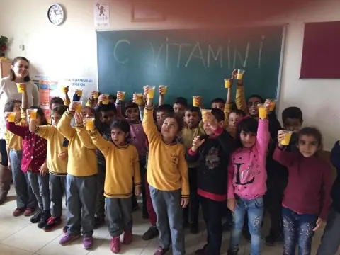 Ülkü Halim Gökçedağ İlkokulu - beslenme dostu resimleri