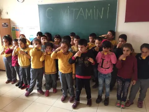 Ülkü Halim Gökçedağ İlkokulu - beslenme dostu resimleri
